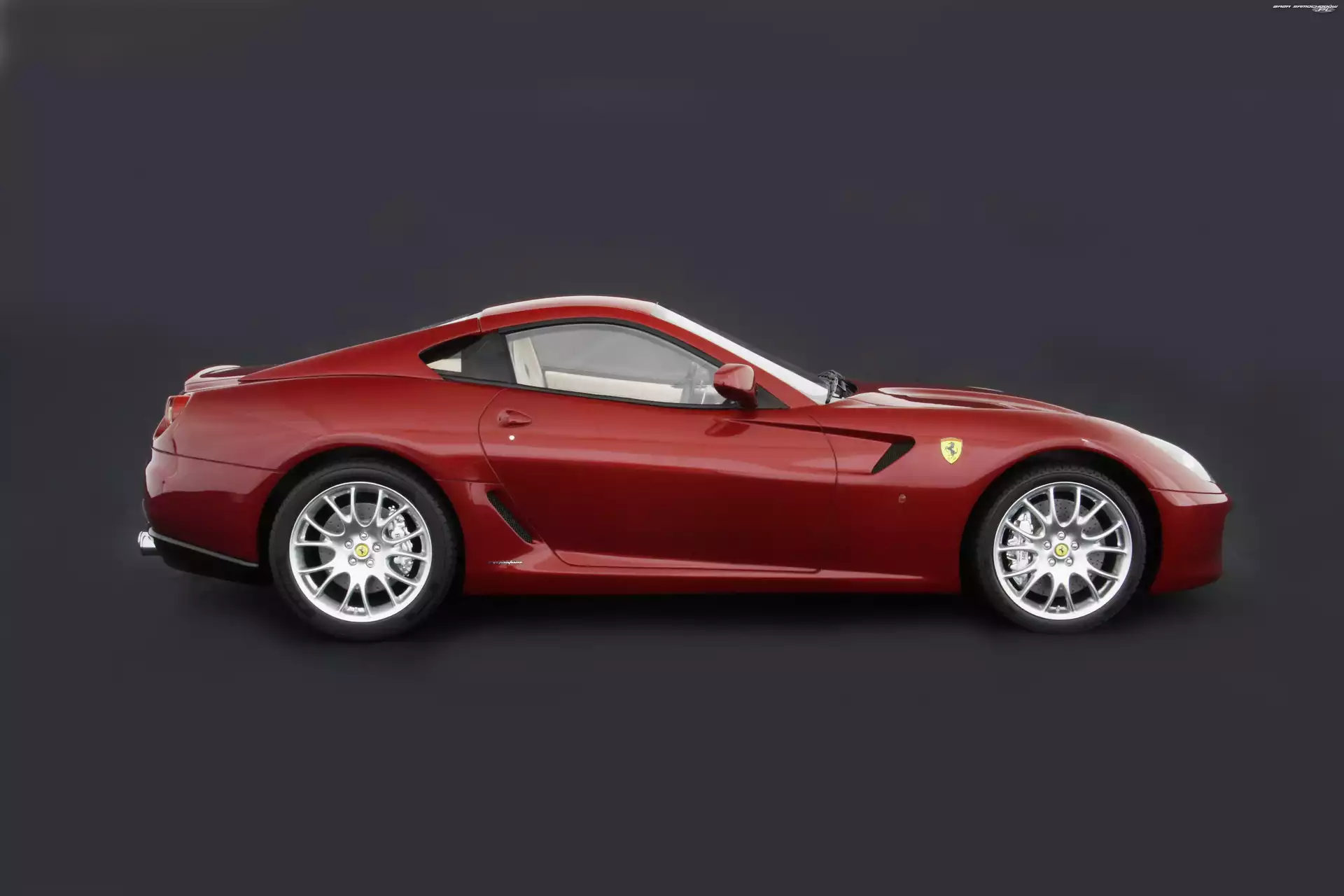 Auto, Ferrari 599, Sportowe