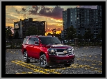 2018, Czerwony, Chevrolet Tahoe